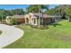 Property showcasing home, pool, and expansive yard at 100 Michael Dr, Oviedo, FL 32765