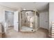 Large bathroom with a walk-in shower and tile flooring at 2338 Darlin Cir, Orlando, FL 32820