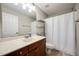 Simple bathroom with shower, toilet, and vanity at 2338 Darlin Cir, Orlando, FL 32820