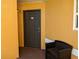 Private condo entrance with bench at 4524 Commander Dr # 1618, Orlando, FL 32822