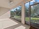 Spacious screened porch overlooking a lush backyard at 8336 Riverdale Ln, Davenport, FL 33896