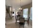 Bright breakfast nook overlooking living room at 912 Hire Cir, Ocoee, FL 34761