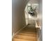 Staircase with carpet runner, leading to the upper level at 912 Hire Cir, Ocoee, FL 34761