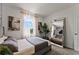 Bedroom with full bed and large mirror at 3337 Private Oak Dr, Apopka, FL 32703