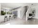 Modern kitchen with an island and granite countertop at 3337 Private Oak Dr, Apopka, FL 32703