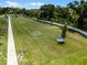 Community soccer field with goals and benches at 3337 Private Oak Dr, Apopka, FL 32703