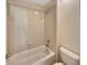 Bathroom with shower/tub and toilet at 4718 Rockvale Dr, Kissimmee, FL 34758