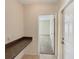 Clean hallway with a granite countertop and extra space at 4718 Rockvale Dr, Kissimmee, FL 34758