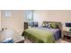 Charming bedroom with full bed, crib, nightstand, and a playful atmosphere at 8192 Ludington Cir, Orlando, FL 32836