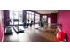 Fitness center with various equipment and pool view at 8953 Shine Dr, Kissimmee, FL 34747