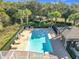 Relaxing community pool area with plenty of lounge chairs at 1005 Cherry Valley Way, Orlando, FL 32828