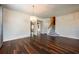 Bright dining room with hardwood floors and chandelier at 1164 Liberty Hall Dr, Kissimmee, FL 34746