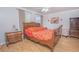 Spacious bedroom with wooden furniture and hardwood floors at 1250 Woodridge Ct, Altamonte Springs, FL 32714