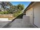 Backyard view showing patio and exterior door at 1621 Puritan Ave, Winter Park, FL 32792