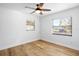 Bright bedroom with hardwood floors and two windows at 1621 Puritan,, Winter Park, FL 32792
