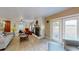 Living room with fireplace and access to backyard patio at 2032 Dumas Dr, Deltona, FL 32738