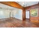 Spacious living area with hardwood floors, a fireplace, and lots of natural light at 2415 S Laurel Ave, Sanford, FL 32771