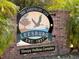 Community entrance sign for Sleepy Hollow Complex in Leesburg at 34152 Chipping Sparrow Dr, Leesburg, FL 34788