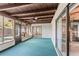 Relaxing screened porch with a ceiling fan and access to the pool area at 120 Trafalgar Pl, Longwood, FL 32779