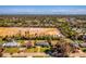 High-angle view of the house and neighborhood, showcasing its location at 1545 Culverhouse Dr, Daytona Beach, FL 32117