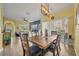 Dining area with a view of the living room and backyard at 1812 Arbor Lakes Cir # 1812, Sanford, FL 32771