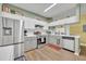 Updated kitchen featuring stainless steel appliances and an island at 1812 Arbor Lakes Cir # 1812, Sanford, FL 32771