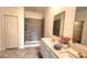 Modern bathroom with double vanity and large shower at 3961 Ambrose Ave, Kissimmee, FL 34746