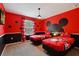 Mickey Mouse-themed bedroom with twin beds at 4428 Kaipo Rd, Davenport, FL 33897