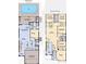 Two-story floor plan with multiple bedrooms, pool, and garage at 4428 Kaipo Rd, Davenport, FL 33897