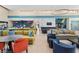 Community room showcasing a stylish design and ample seating areas at 6133 High Seas Dr, Orlando, FL 32821