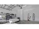 Attached garage with storage shelving and ample space at 6133 High Seas Dr, Orlando, FL 32821