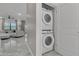 Convenient laundry area with stackable washer and dryer at 6133 High Seas Dr, Orlando, FL 32821