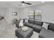 Comfortable living area with sectional sofa and coffee table at 6133 High Seas Dr, Orlando, FL 32821