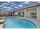 Relaxing pool area with covered patio and screened enclosure at 6133 High Seas Dr, Orlando, FL 32821