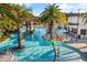 Lazy river and resort-style pool with lounge chairs at 6133 High Seas Dr, Orlando, FL 32821