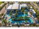 Aerial view of resort-style pool with a lazy river at 6133 High Seas Dr, Orlando, FL 32821