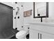 Modern bathroom with a walk-in shower and white vanity at 8 Pine Ct, Yalaha, FL 34797
