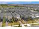 Aerial view of a community with multiple houses and lush landscaping at 8940 Play Through Dr, Davenport, FL 33896