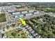 Aerial view showing a single Gathering home's location within a community at 3207 Stratton Cir, Kissimmee, FL 34744