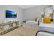 Twin bedroom with built in drawers and window seating at 7457 Marker Ave, Kissimmee, FL 34747