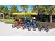 Four surreys and several bikes for resident use at 7457 Marker Ave, Kissimmee, FL 34747