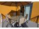 Private balcony with seating area perfect for outdoor relaxation at 7500 Toscana Blvd # 341, Orlando, FL 32819