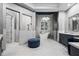 Elegant Primary bathroom with freestanding tub and dual vanities at 6009 Lady Bet Dr, Orlando, FL 32819