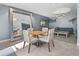 Comfortable lounge with seating and a large mirror at 100 S Eola Dr # 1411, Orlando, FL 32801