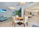 Casual lounge area with comfortable seating and a TV at 100 S Eola Dr # 1411, Orlando, FL 32801