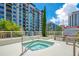 Community spa with plenty of room to relax at 100 S Eola Dr # 1411, Orlando, FL 32801