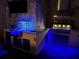High-end outdoor kitchen with a built-in grill at 15939 Vetta Dr, Bella Collina, FL 34756