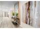 Bright and spacious entryway with a console table and large art at 2759 Bookmark Dr, Kissimmee, FL 34746