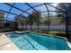 Large screened pool and spa with plenty of space for fun in the sun at 2759 Bookmark Dr, Kissimmee, FL 34746