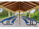 Covered pavilion with multiple picnic tables at 2920 Oak Park Way # Apt A, Orlando, FL 32822